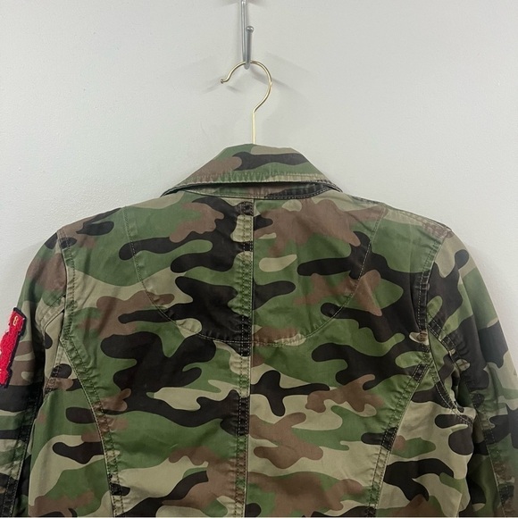 Tommy Hilfiger Denim Camo Field Utility Military Jacket - Picture 11 of 15